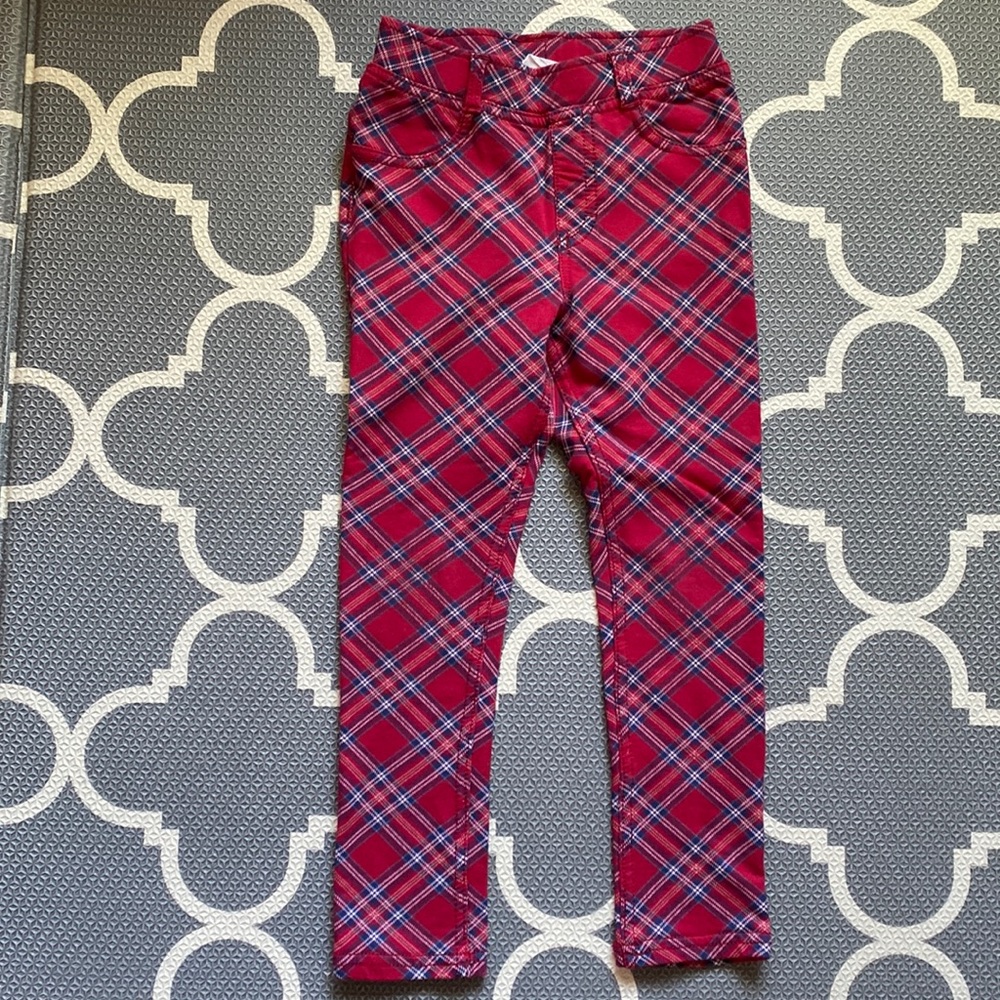 H&M Girl Patterned Skinny Jeggings 5-6Y